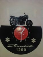 Suzuki Bandit Vinyl Record Clock