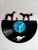 Suzuki Dog Themed Vinyl Record Clock