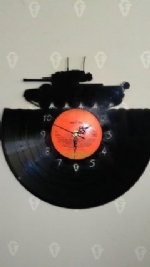 Tank Vinyl Record Clock