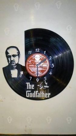 The Godfather Vinyl Record Clock