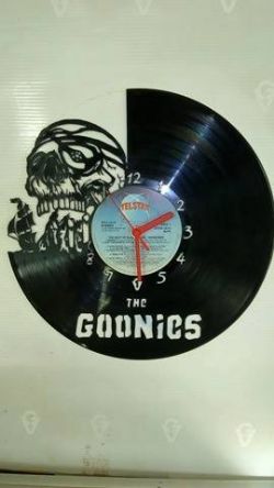 The Goonies Vinyl Record Clock