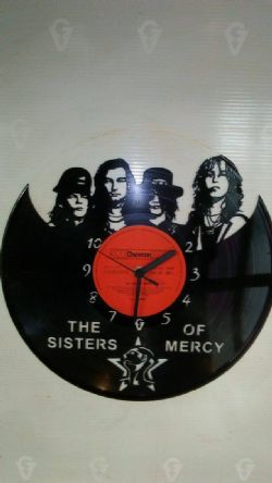 The Sisters of Mercy Vinyl Record Clock
