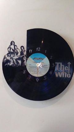 The Who Vinyl Record Clock