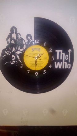 The Who new Vinyl Record Clock