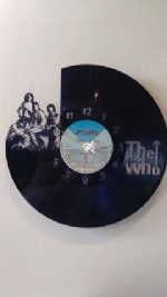 The Who Vinyl Record Clock