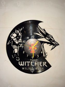 The Witcher Vinyl Record Clock