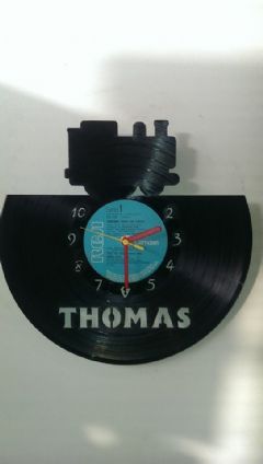Thomas The Tank Engine Vinyl Record Clock
