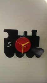 Thomas The Tank Engine James Vinyl Record Clock