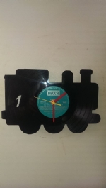 Thomas The Tank Engine Silhouette Vinyl Record Clock