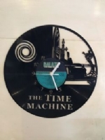 The Time Machine Themed Vinyl Record Clock