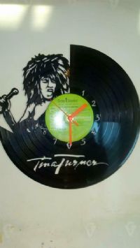 Tina Turner Vinyl Record Clock