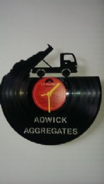 Tipper Truck Vinyl Record Clock