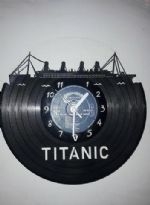 Titanic Ship Vinyl Record Clock