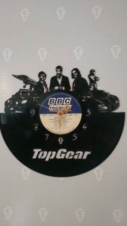 Top Gear Vinyl Record Clock