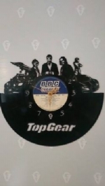 Top Gear Vinyl Record Clock