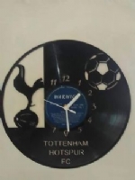 Tottenham Hotspur Fc Football RIng Themed Vinyl Record Clock