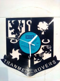 Tranmere Rovers F.C. Themed Vinyl Record Clock
