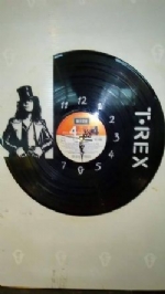 Marc Bolan T-Rex Vinyl Record Clock