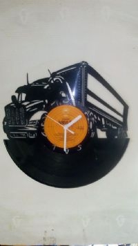 Lorry / Truck Vinyl Record Clock