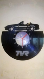 TVR Car Vinyl Record Clock