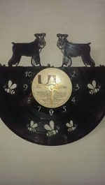 Two Schnazer's Vinyl Record Clock