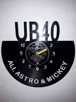 UB40 Vinyl Record Clock