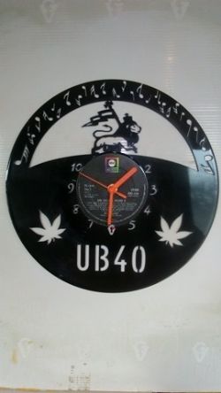 UB40 Lion Vinyl Record Clock
