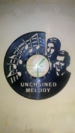 Unchained Melody Vinyl Record Clock