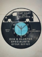 Van Personalised Themed Record Clock