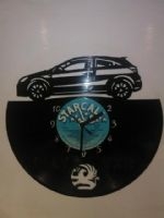 Vauxhall Astra Vinyl Record Clock