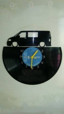 VW T4 Vinyl Record Clock