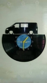 VW T4 Vinyl Record Clock