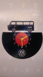 VW Van Vinyl Record Clock