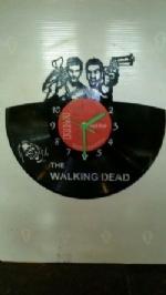 Walking Dead Vinyl Record Clock
