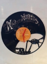 War Of The Worlds Vinyl Record Clock