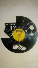 Watford FC Vinyl Record Clock