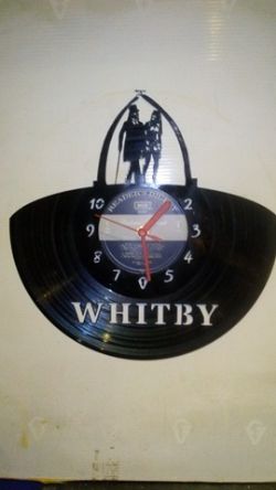 Whitby Vinyl Record Clock