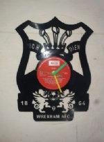 Wrexham FC Themed Vinyl Record Clock
