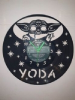 Star Wars Yoda Baby Themed Record Clock