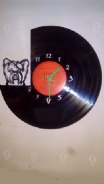 Yorkshire Terrier Vinyl Record Clock