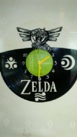 Zelda Vinyl Record Clock