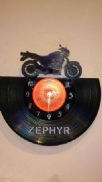 Zephyr Vinyl Record Clock
